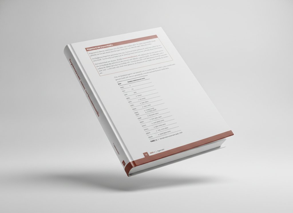 3D-render van het boek Webdesign (Hedwyg van Groenendaal)